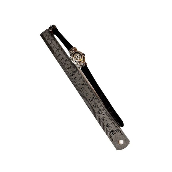 BRIGHTON Paris Women's Watch Vintage Analog Quartz Reversible Leather Band 22 mm - Picture 5 of 5